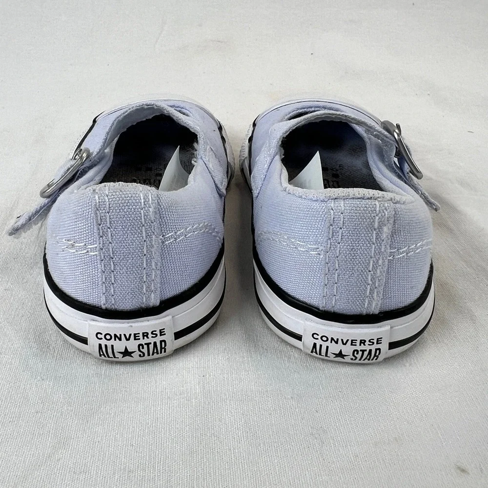 Converse All Star Mary Jane Toddler Infant‎ Shoes Light Blue Size 4